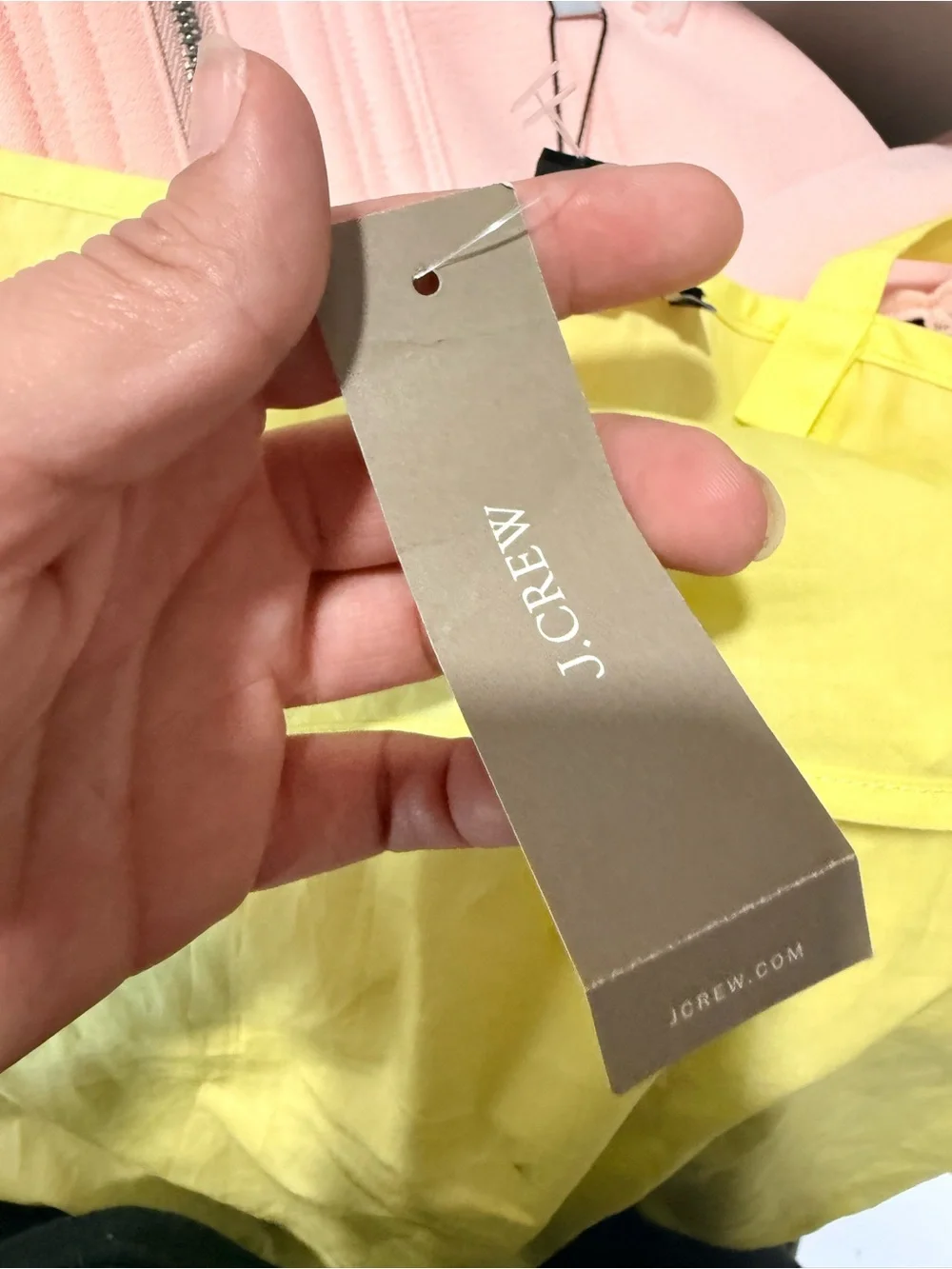 J. Crew Neon Lime Tie-Strap Camisole